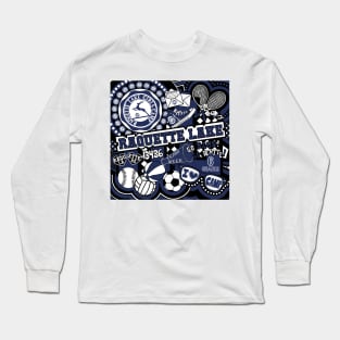 Raquette Lake Girls Camp Collage Long Sleeve T-Shirt